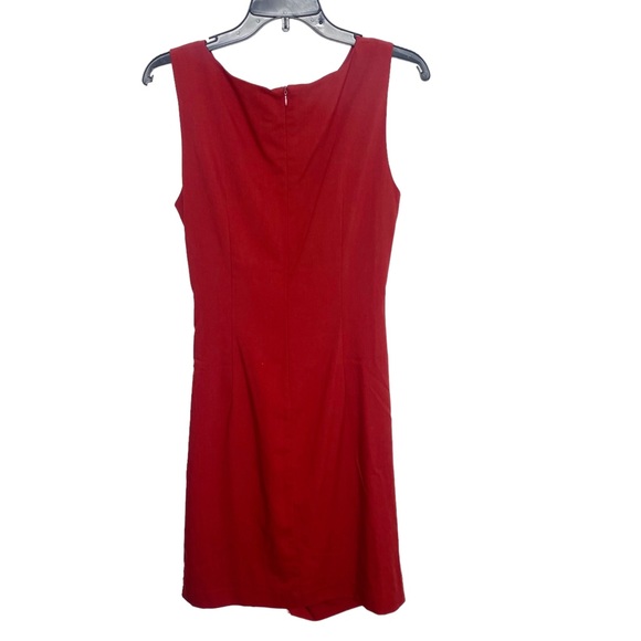 AIJEK red cocktail dress size 4 EUC - Picture 6 of 6